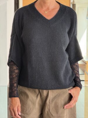Scollo v pizzo nera