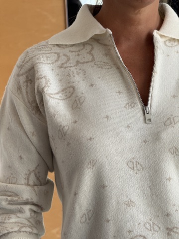 Polo zip bandana latte - immagine 3